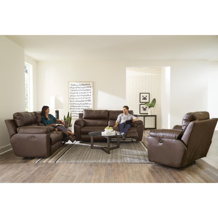 Catnapper Sorrento Power Reclining Leather Match Loveseat 64729 1225-39/3025-39 IMAGE 5