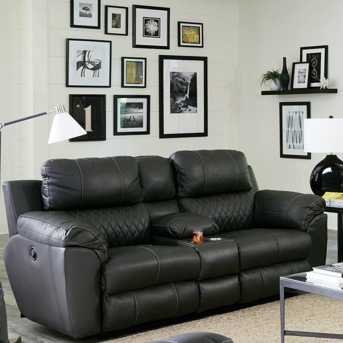 Catnapper Sorrento Power Reclining Leather Match Loveseat 64729 1225-58/3025-58 IMAGE 1