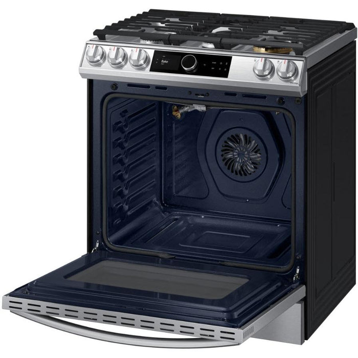 Samsung 30-inch Slide-in Gas Range with Wi-Fi Technology NX60T8711SS/AA IMAGE 6