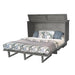 Sleep Chest Dawson Queen Cabinet Bed Bed with Storage Dawson Queen Cabinet Bed - Grey IMAGE 3