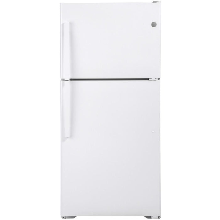 GE 30-inch, 19.2 cu. ft. Top Freezer Refrigerator GTE19DTNRWW IMAGE 1