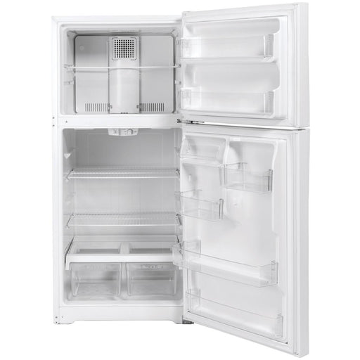 GE 30-inch, 19.2 cu. ft. Top Freezer Refrigerator GTE19DTNRWW IMAGE 2