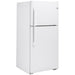 GE 30-inch, 19.2 cu. ft. Top Freezer Refrigerator with edge-to-edge glass shelves GTE19JTNRWW IMAGE 6