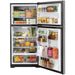 GE 30-inch, 19.2 cu. ft. Top Freezer Refrigerator with edge-to-edge glass shelves GTE19JSNRSS IMAGE 3