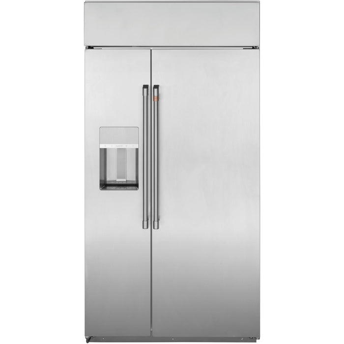 Café 42-inch, 24.5 cu. ft. Side-by-Side Refrigerator with Dispenser CSB42YP2NS1 IMAGE 1