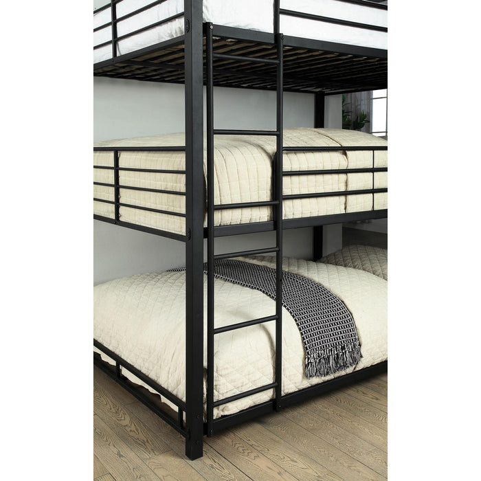 Furniture of America Olga CM-BK917F Full Triple Decker Bed IMAGE 4