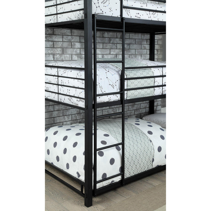 Furniture of America Olga CM-BK917T Twin Triple Decker Bed IMAGE 2