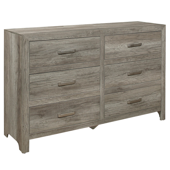 Homelegance Mandan 6-Drawer Dresser 1910GY-5 IMAGE 2