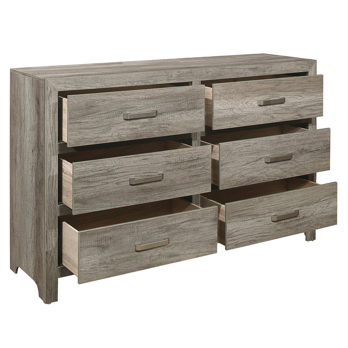 Homelegance Mandan 6-Drawer Dresser 1910GY-5 IMAGE 3