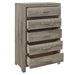 Homelegance Mandan 5-Drawer Chest 1910GY-9 IMAGE 3