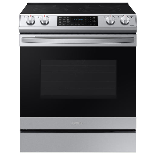 Samsung 30-inch Slide-In Electric Range with Air Fry NE63T8511SS/AA IMAGE 1