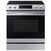 Samsung 30-inch Slide-In Electric Range with Air Fry NE63T8511SS/AA IMAGE 1