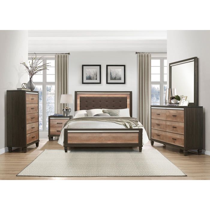 Homelegance Danridge Queen Upholstered Bed 1518-1* IMAGE 3