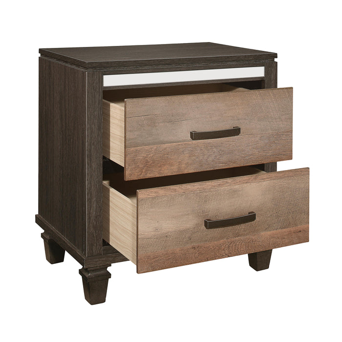 Homelegance Danridge 2-Drawer Nightstand 1518-4 IMAGE 3