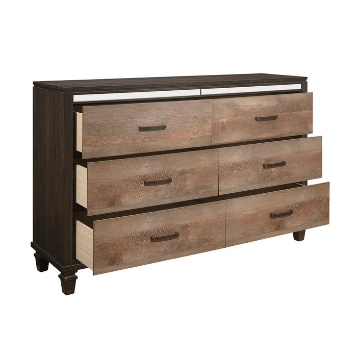 Homelegance Danridge 6-Drawer Dresser 1518-5 IMAGE 3