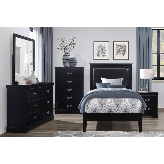 Homelegance Seabright 2-Drawer Nightstand 1519BK-4 IMAGE 6