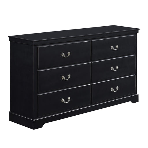 Homelegance Seabright 6-Drawer Dresser 1519BK-5 IMAGE 2