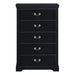 Homelegance Seabright 5-Drawer Chest 1519BK-9 IMAGE 1