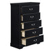 Homelegance Seabright 5-Drawer Chest 1519BK-9 IMAGE 3