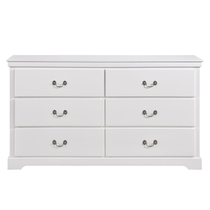 Homelegance Seabright 6-Drawer Dresser 1519WH-5 IMAGE 1