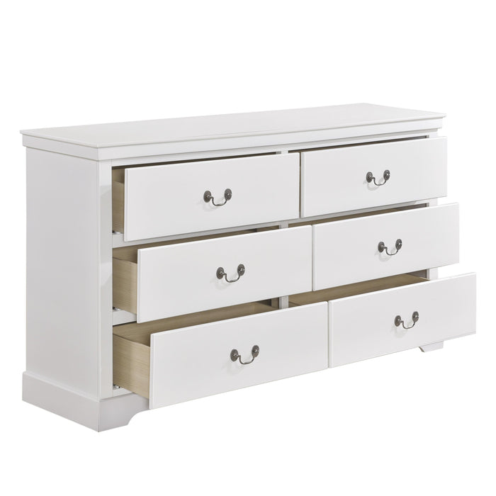 Homelegance Seabright 6-Drawer Dresser 1519WH-5 IMAGE 3