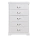 Homelegance Seabright 5-Drawer Chest 1519WH-9 IMAGE 1