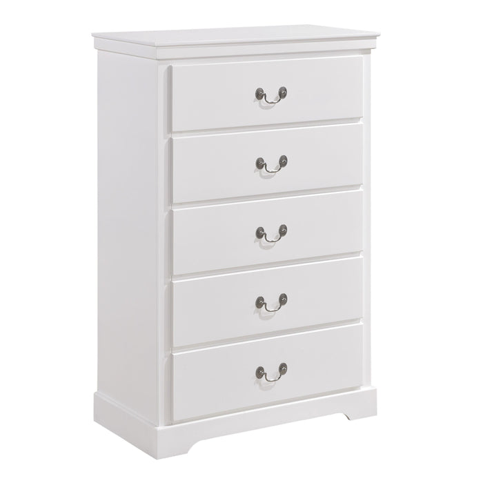 Homelegance Seabright 5-Drawer Chest 1519WH-9 IMAGE 2