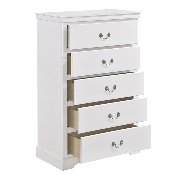 Homelegance Seabright 5-Drawer Chest 1519WH-9 IMAGE 3