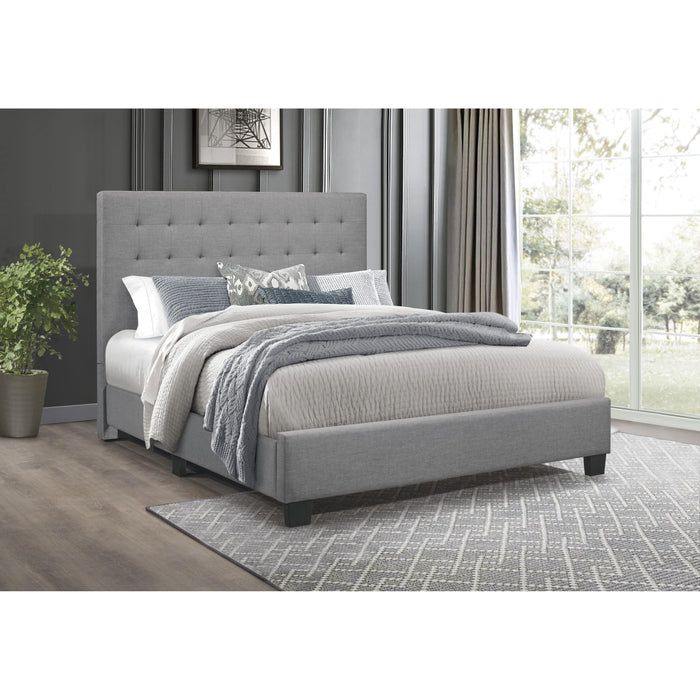 Homelegance Lawrence California King Upholstered Bed 1661GYK-1CK IMAGE 3