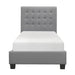 Homelegance Lawrence Twin Upholstered Bed 1661GYT-1 IMAGE 1