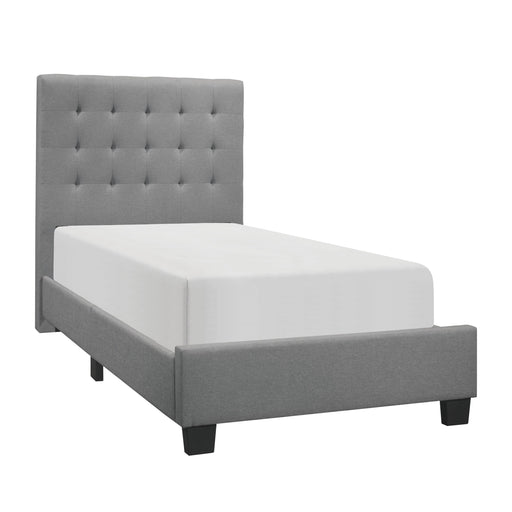 Homelegance Lawrence Twin Upholstered Bed 1661GYT-1 IMAGE 2