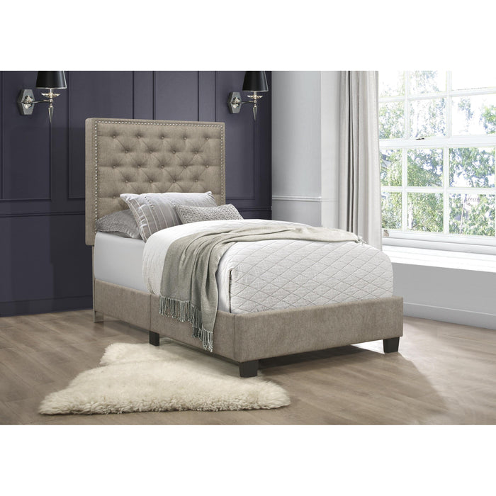 Homelegance Chadwick Twin Upholstered Panel Bed 1662PET-1 IMAGE 3