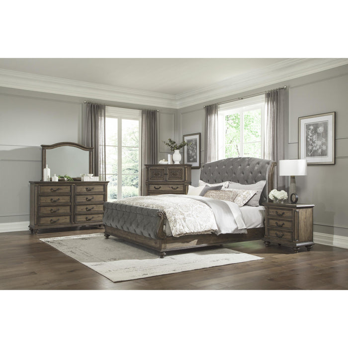 Homelegance Rachelle California King Upholstered Sleigh Bed 1693K-1CK* IMAGE 3