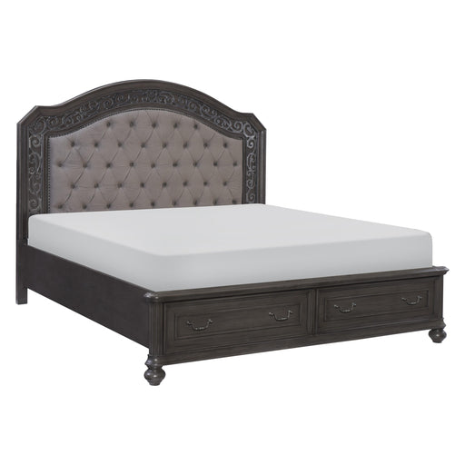 Homelegance Maryvale California King Upholstered Platform Bed with Storage 1699K-1/1699K-2/1699K-3CK IMAGE 2