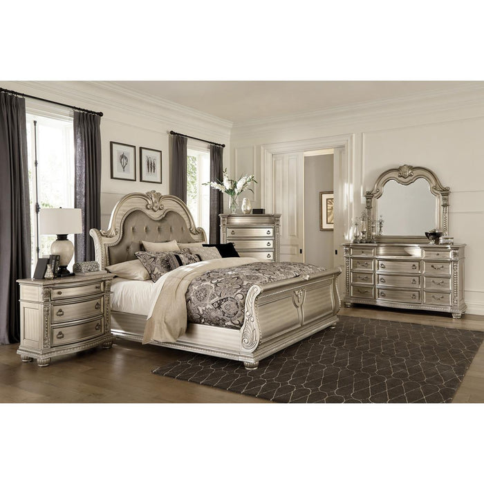 Homelegance Cavalier Queen Upholstered Sleigh Bed 1757SV-1* IMAGE 5