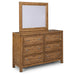 Homestyles Furniture Tuscon 6-Drawer Dresser with Mirror 5420-74 IMAGE 2