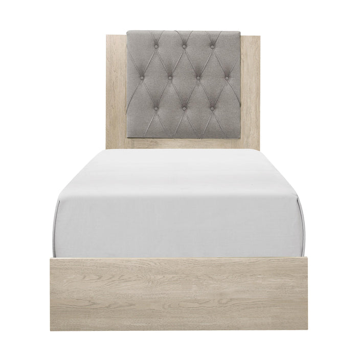 Homelegance Whiting Twin Upholstered Bed 1524T-1 IMAGE 1