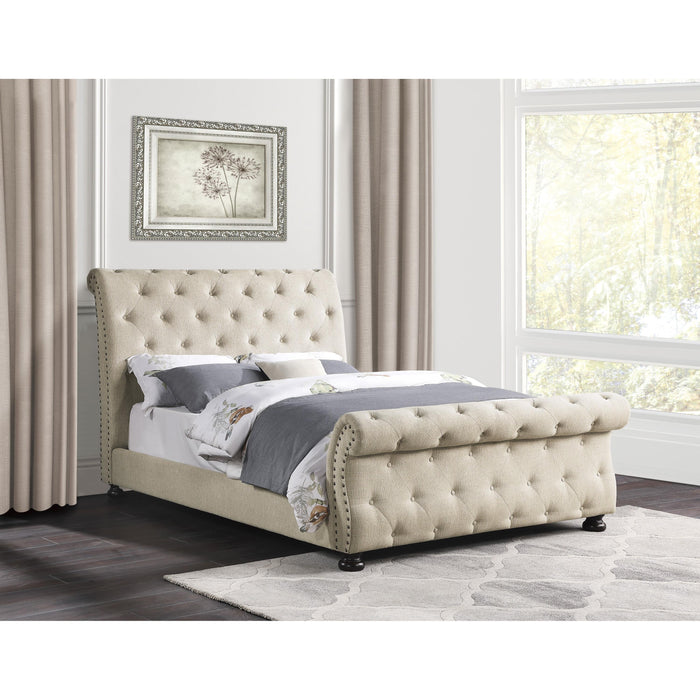 Homelegance Crofton California King Upholstered Sleigh Bed 1549BEK-1CK* IMAGE 6