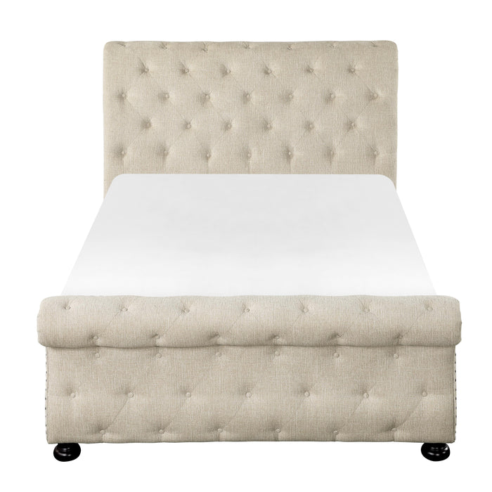 Homelegance Crofton King Upholstered Sleigh Bed 1549BEK-1EK* IMAGE 1