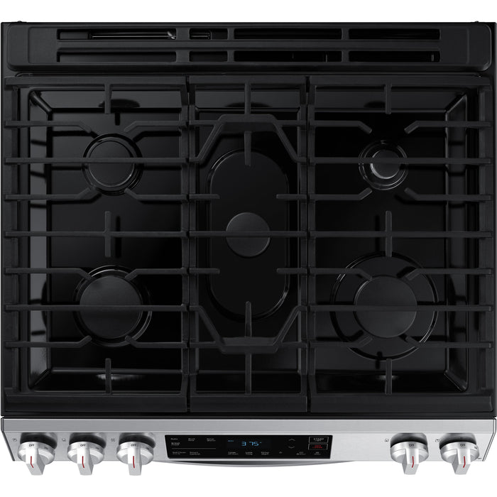 Samsung 30-inch Slide-in Gas Range with Wi-Fi Connect NX60T8111SS/AA IMAGE 9