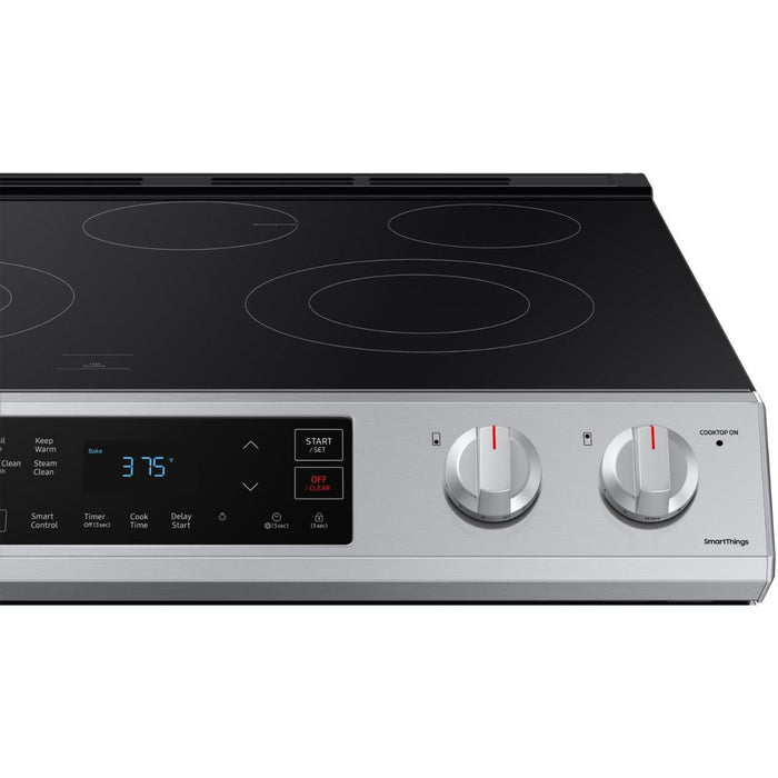 Samsung 30-inch Slide-in Electric Range with Wi-Fi Connectivity NE63T8111SS/AA IMAGE 10