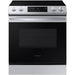 Samsung 30-inch Slide-in Electric Range with Wi-Fi Connectivity NE63T8111SS/AA IMAGE 1