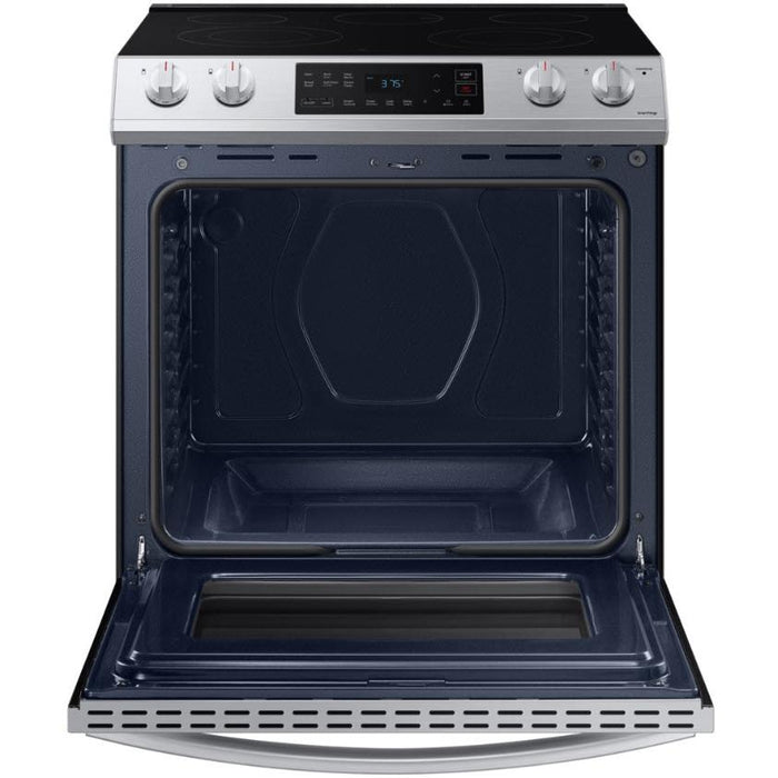 Samsung 30-inch Slide-in Electric Range with Wi-Fi Connectivity NE63T8111SS/AA IMAGE 4