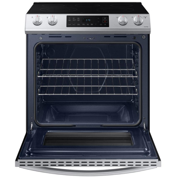 Samsung 30-inch Slide-in Electric Range with Wi-Fi Connectivity NE63T8111SS/AA IMAGE 5