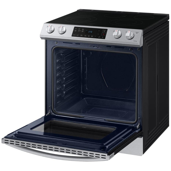 Samsung 30-inch Slide-in Electric Range with Wi-Fi Connectivity NE63T8111SS/AA IMAGE 6