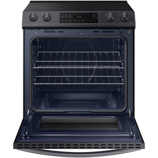 Samsung 30-inch Slide-in Electric Range with Wi-Fi Connectivity NE63T8111SG/AA IMAGE 2