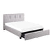 Homelegance Aitana California King Upholstered Platform Bed with Storage 1632K-1CKDW* IMAGE 1