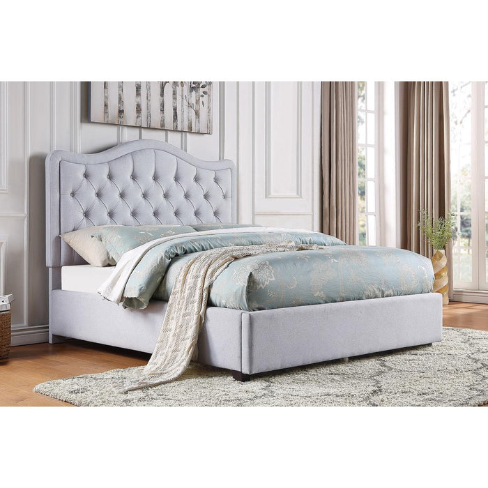 Homelegance Toddrick California King Upholstered Platform Bed with Storage 1642K-1CKDW* IMAGE 7