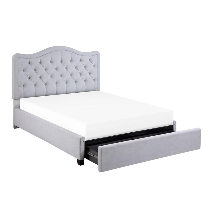 Homelegance Toddrick King Upholstered Platform Bed with Storage 1642K-1EKDW* IMAGE 1