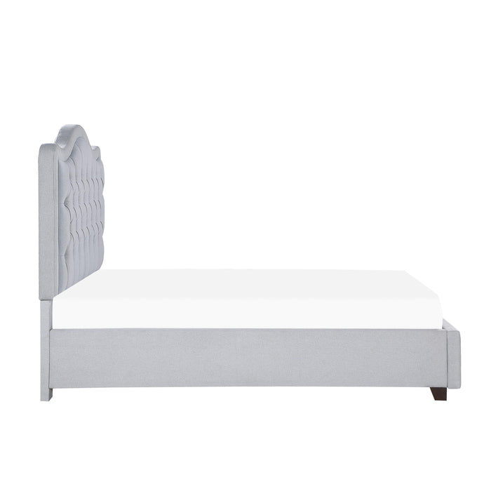 Homelegance Toddrick Queen Upholstered Platform Bed with Storage 1642-1DW* IMAGE 4